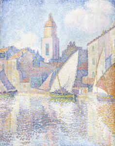 Bell Tower at Saint Tropez by Paul Signac