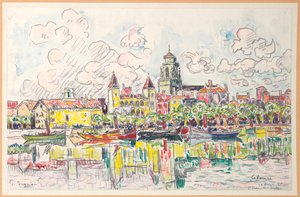 Ciboure, Saint-Jean-de-Luz by Paul Signac