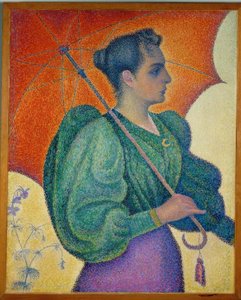 Woman with a Parasol by Paul Signac