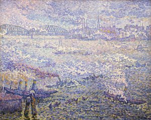 Rotterdam. The Fumes by Paul Signac