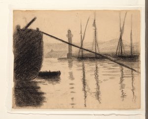 Saint-Tropez, the Pier Seen from the Shipyard