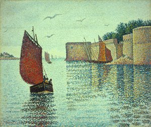 Sardine Boat and the Old Town, Concarneau