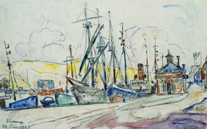 The Port at Fecamp, 1930