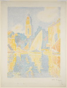 The Port of Saint-Tropez II by Paul Signac