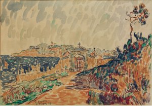View of the Bay of Saint-Tropez by Paul Signac