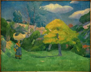 Breton Woman Descending to the Washhouse by Paul Sérusier