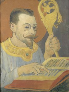 Portrait of Paul Ranson in Nabi Costume by Paul Sérusier