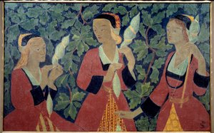 The Three Spinners by Paul Sérusier