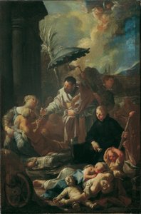 Saint Francis Xavier among the Plague Victims in Goa