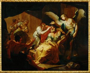 Old Tobit healed by Paul Troger