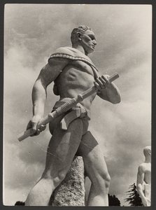 Modern Sculpture in a Sports Field by Paul Wolff