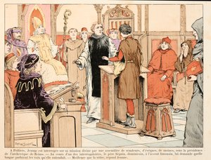 Illustration taken from the book Jeanne d