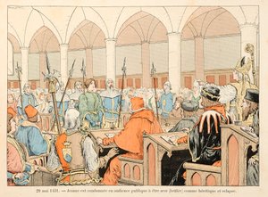 Illustration taken from the book Joan of Arc by Theodore Cahu and illustrated by Paul De Semant: May 29