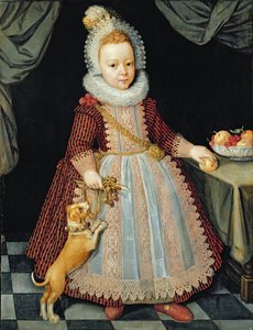 Portrait of a Child with a Rattle