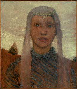 Girl with Veil by Paula Modersohn Becker