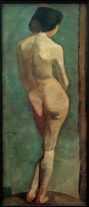 Standing Female Nude from the Back by Paula Modersohn Becker