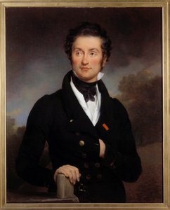 Portrait of the Writer Charles Nodier by Paulin Jean Baptiste Guerin