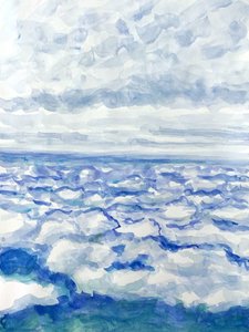 Above the Blue Ocean by Pauline Wegman | Key and Sea Creative