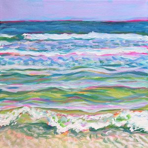 Colorful Ocean Waves