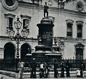 Statue of Jose Bonifacio. Largo de S. Francisco, 1895 by Paulo Kowalsky