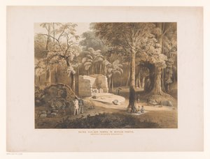 Temple Ruin (Ruins of the Temple at Matjan Poetih, Javanese Antiquities)