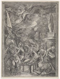 Martyrdom of St. Lawrence by Paulus Mondekens