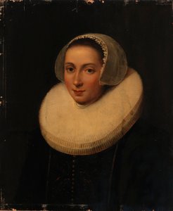 Portrait of a Lady by Paulus Moreelse