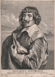 Gerardus Honthorst, Hollandus Pictor Humanarum Figurarum by Paulus Pontius