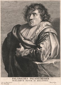 Palamedes Palamedessen, Painter of Battles in Holland by Paulus Pontius