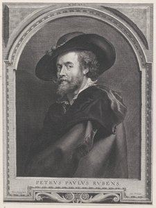 Portrait of Peter Paul Rubens, Aged 46 by Paulus Pontius