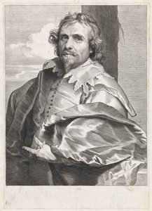 Portrait of the Painter Daniël Mijtens (I) by Paulus Pontius