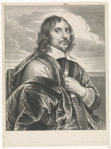 Portrait of the Painter Jan Davidsz. de Heem by Paulus Pontius