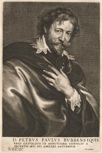 Peter Paul Rubens by Paulus Pontius after Sir Anthony van Dyck