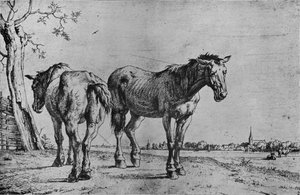 The Two Plough Horses, 1652