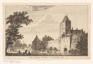 View of the Plompe Tower in Utrecht, 1756