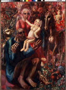 The Holy Family by Pawel Nikolajewitsch Filonow