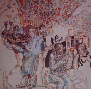 Restaurant by Pavel Nikolayevich Filonov