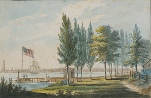 Philadelphia from across the Delaware River, 1811-ca. 1813