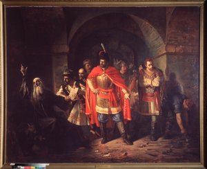 Patriarch Hermogenes Refusing to Bless the Poles by Pavel Petrovich Chistyakov