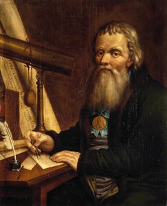 Portrait of the mechanic and inventor Ivan P. Kulibin by Pavel Petrovich Vedenetsky