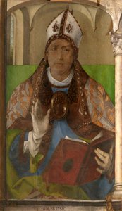 Saint Ambrose, Archbishop of Milan by Pedro Berruguete