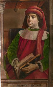 Bartolus de Saxoferrato by Pedro Berruguete by Pedro Berruguete