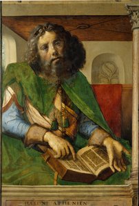 Portrait of Plato by Pedro Berruguete