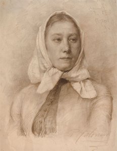 Girl in a Scarf by Pekka Halonen