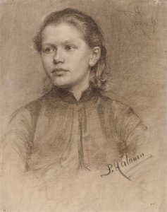 Portrait of a Young Woman by Pekka Halonen