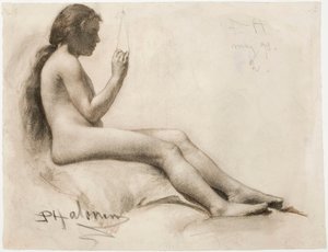Seated Female Model