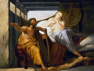 Ossian and Malvina by Pelagio Palagi