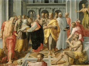 Visitation (Meeting of Mary and Elizabeth in the Presence of Saints Joseph and Jerome)