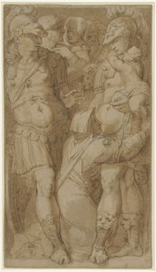 Alexander Pardons the Family of Darius by Pellegrino Tibaldi