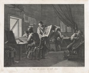 The Printmaking Workshop, 1750-1800 by Pellegrino dal Colle